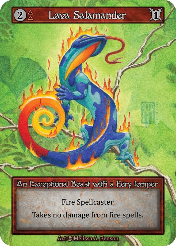 Image for Lava Salamander (Beta) - Sorcery: Contested Realm