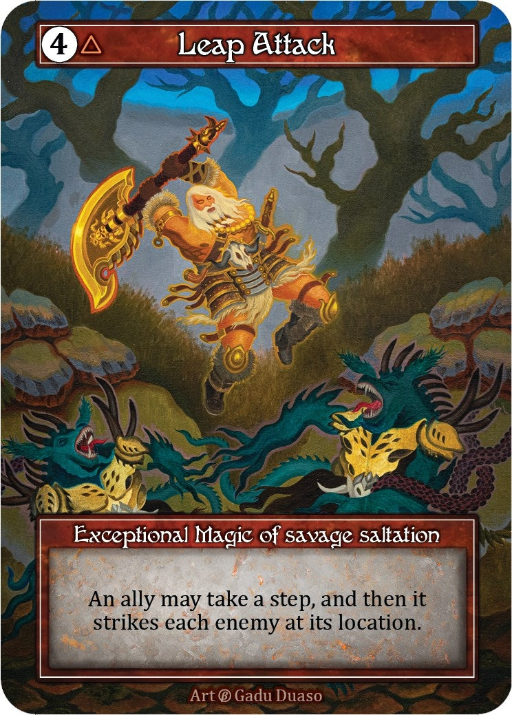Image for Leap Attack (Foil) (Beta) - Sorcery: Contested Realm