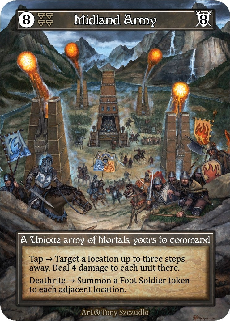 Image for Midland Army (Foil) (Beta) - Sorcery: Contested Realm