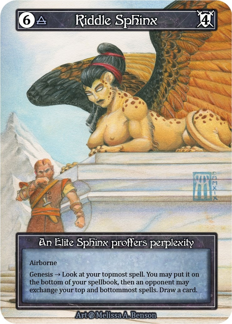 Image for Riddle Sphinx (Foil) (Beta) - Sorcery: Contested Realm