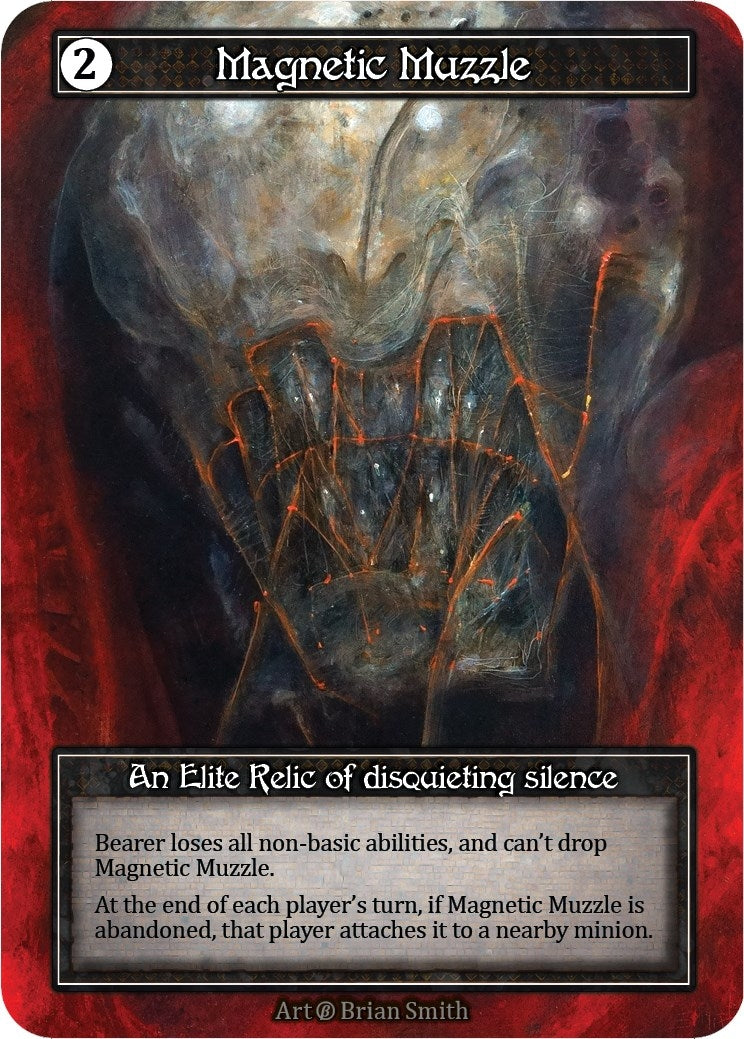 Image for Magnetic Muzzle (Foil) (Beta) - Sorcery: Contested Realm