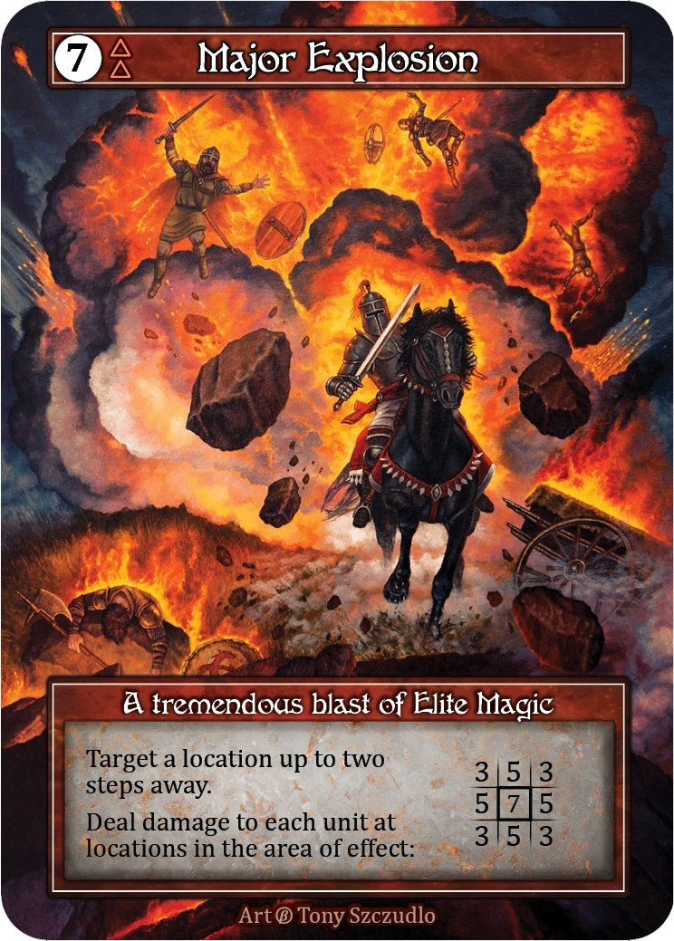 Image for Major Explosion (Foil) (Beta) - Sorcery: Contested Realm
