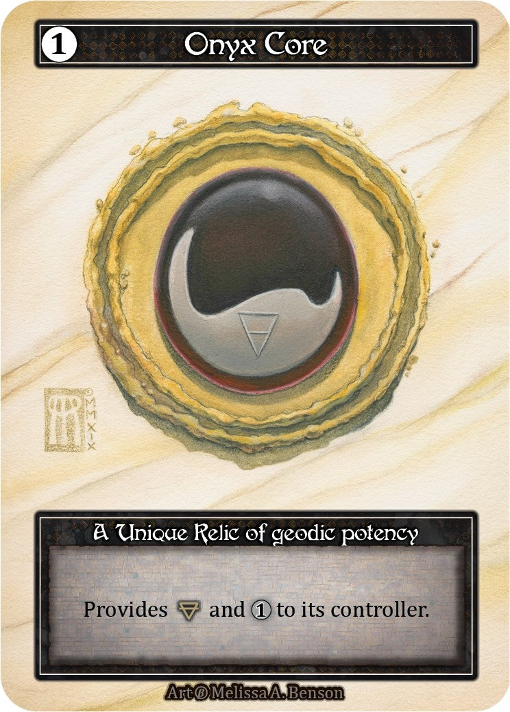 Image for Onyx Core (Foil) (Beta) - Sorcery: Contested Realm