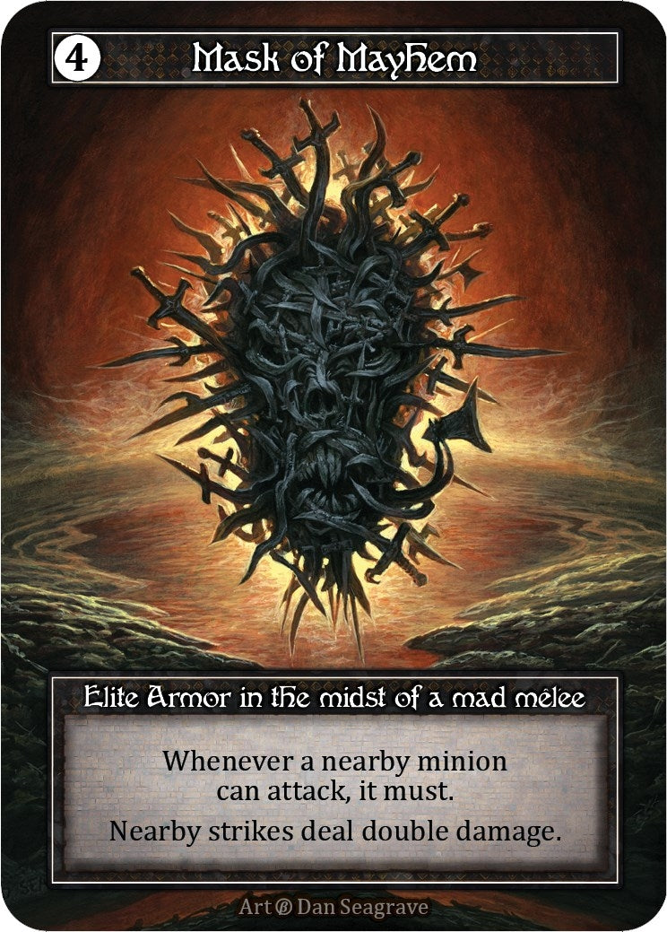 Image for Mask of Mayhem (Foil) (Beta) - Sorcery: Contested Realm