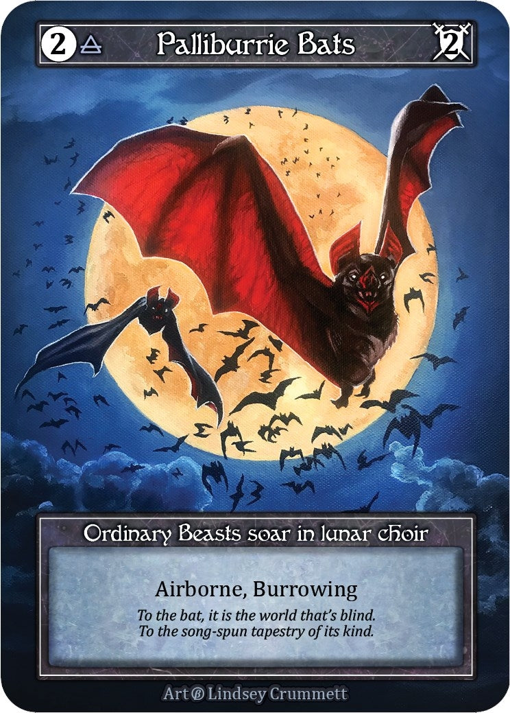 Image for Palliburrie Bats (Foil) (Beta) - Sorcery: Contested Realm