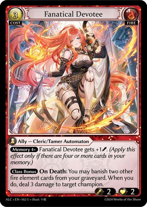 Image for Fanatical Devotee (Alchemical Revolution) (102) - Grand Archive TCG
