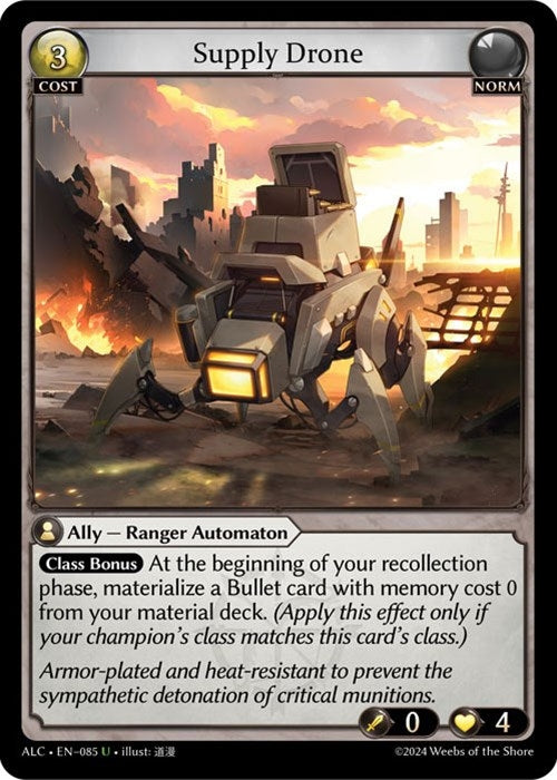 Image for Supply Drone (Alchemical Revolution) (085) - Grand Archive TCG
