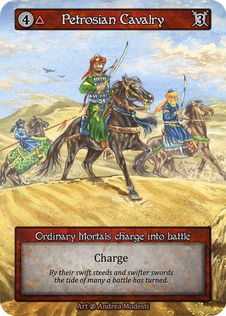 Image for Petrosian Cavalry (Beta) - Sorcery: Contested Realm