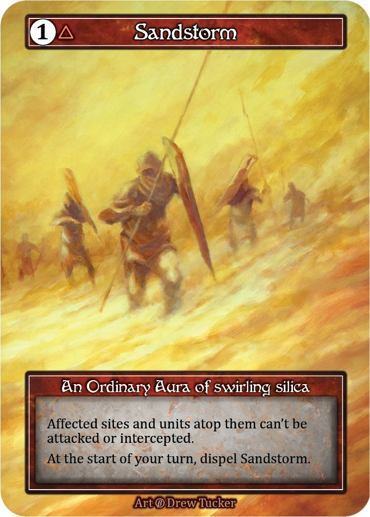 Image for Sandstorm (Foil) (Beta) - Sorcery: Contested Realm
