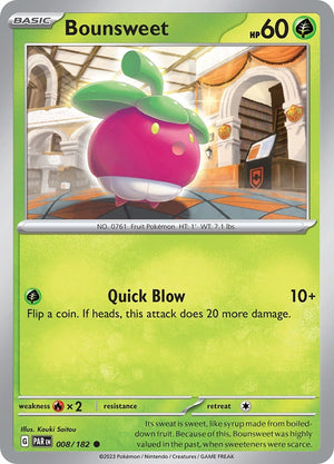 Image for Bounsweet (SV04: Paradox Rift) (008/182) - Pokemon