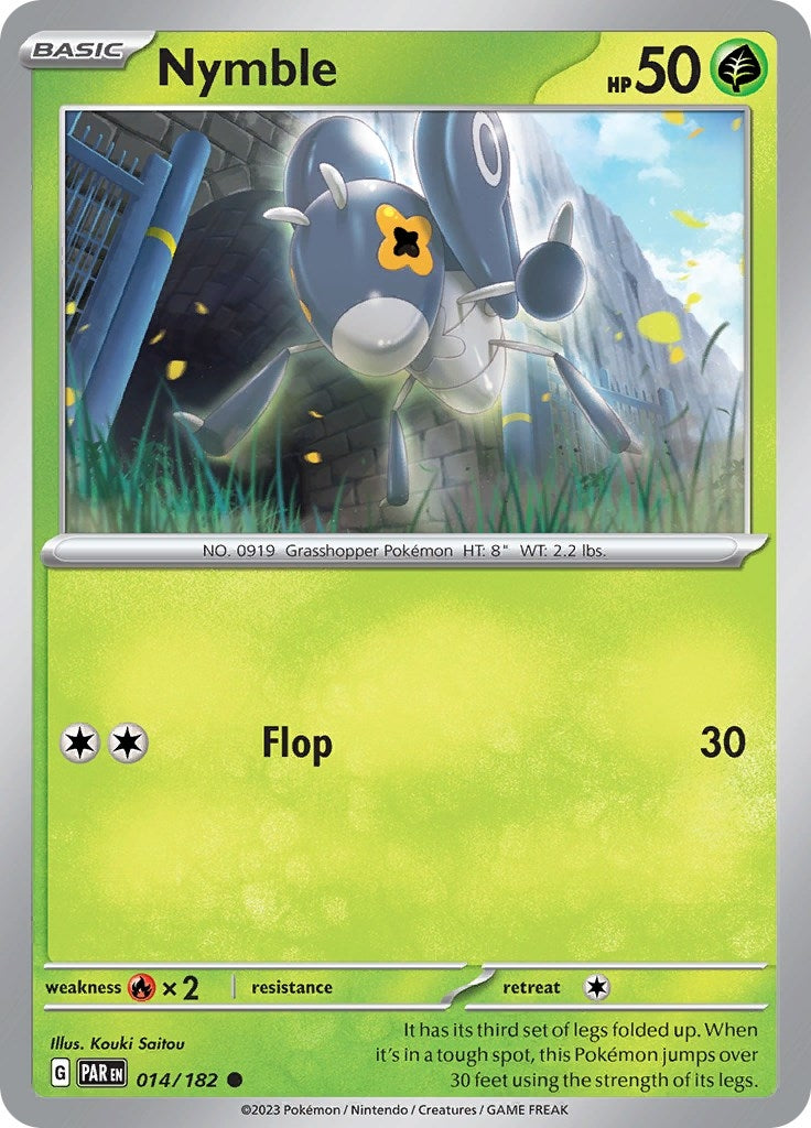 Image for Nymble (SV04: Paradox Rift) (014/182) - Pokemon