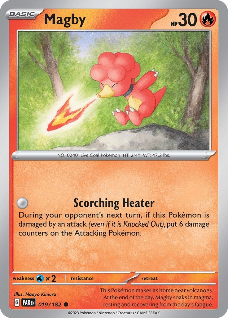 Image for Magby (SV04: Paradox Rift) (019/182) - Pokemon