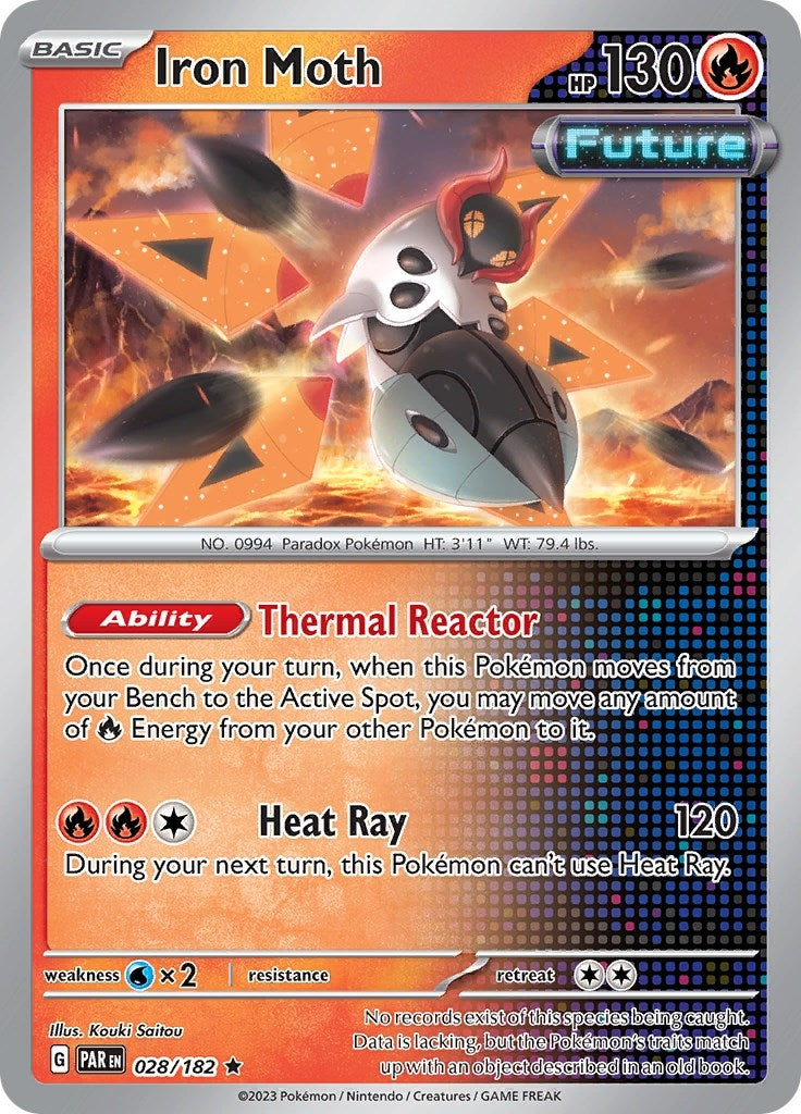 Image for Iron Moth (SV04: Paradox Rift) (028/182) - Pokemon
