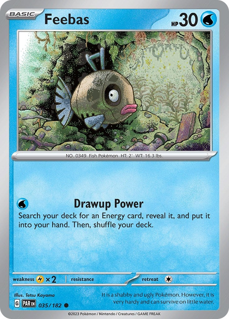 Image for Feebas (SV04: Paradox Rift) (035/182) - Pokemon