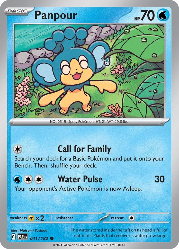 Image for Panpour (SV04: Paradox Rift) (041/182) - Pokemon