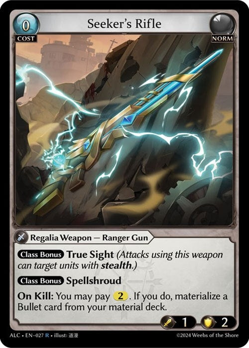 Image for Seeker's Rifle (Alchemical Revolution) (027) - Grand Archive TCG