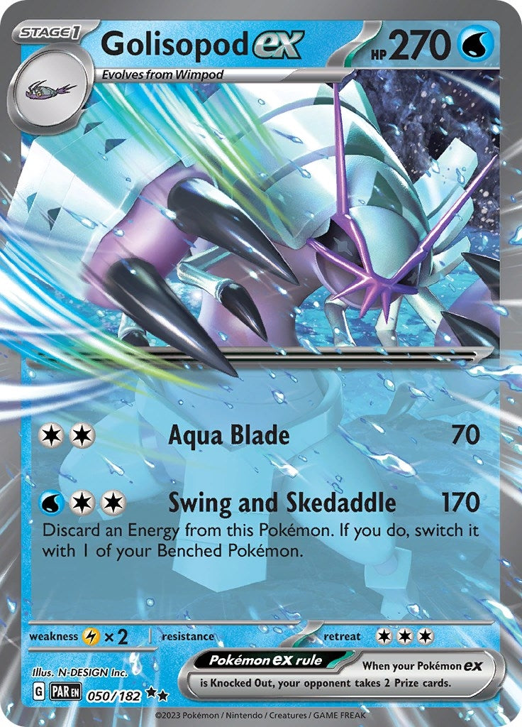 Image for Golisopod ex (SV04: Paradox Rift) (050/182) - Pokemon