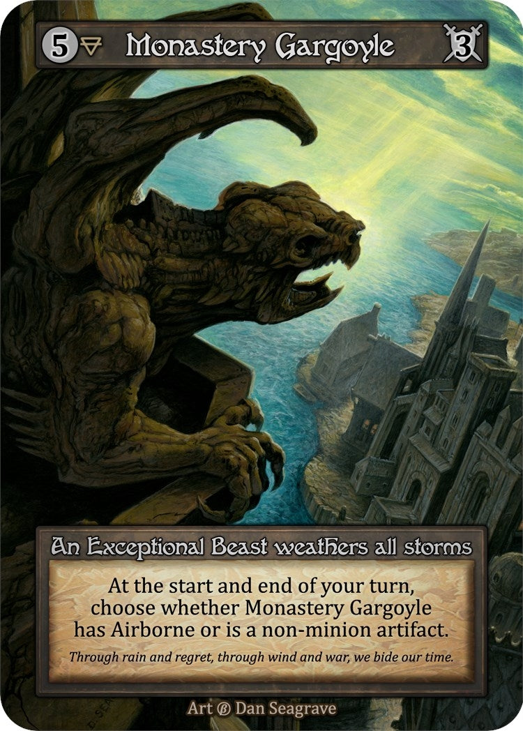 Image for Monastery Gargoyle (Beta) - Sorcery: Contested Realm
