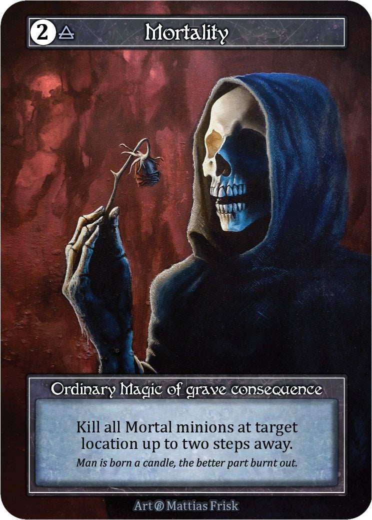 Image for Mortality (Foil) (Beta) - Sorcery: Contested Realm