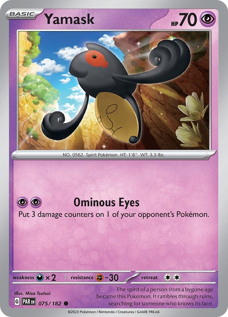 Image for Yamask (SV04: Paradox Rift) (075/182) - Pokemon
