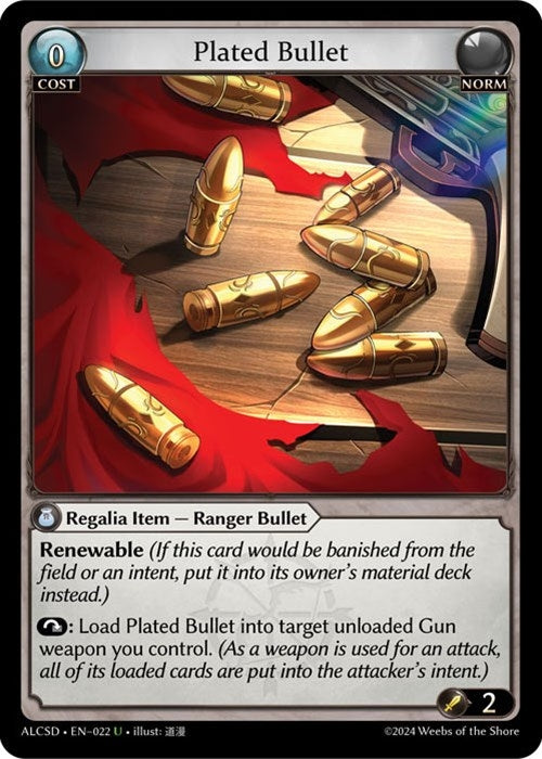 Image for Plated Bullet (Alchemical Revolution Starter Decks) (022) - Grand Archive TCG