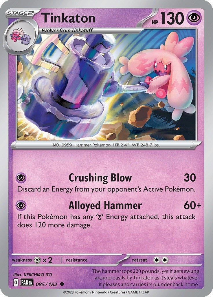 Image for Tinkaton (SV04: Paradox Rift) (085/182) - Pokemon