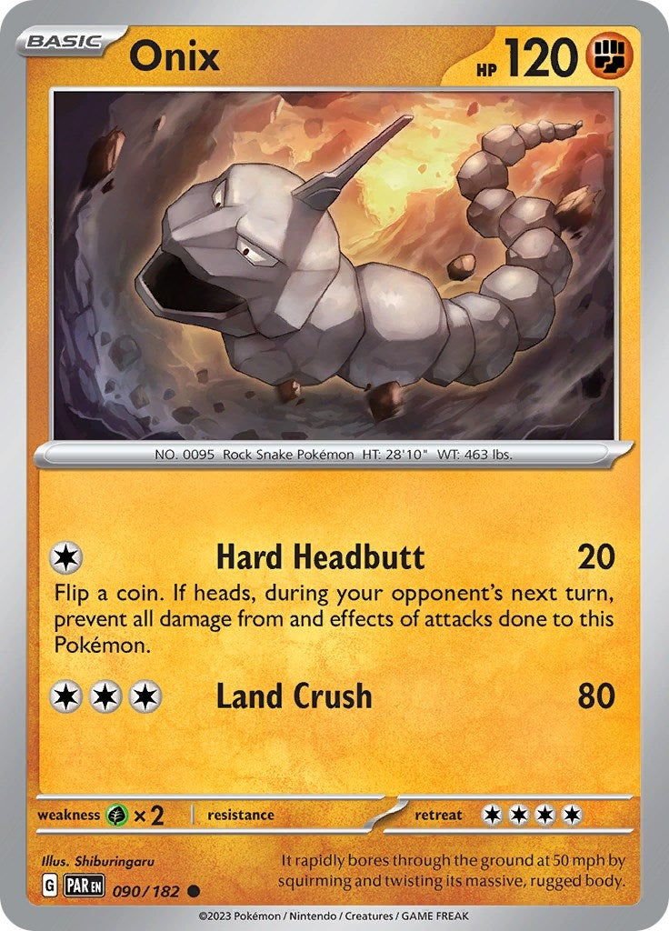 Image for Onix (SV04: Paradox Rift) (090/182) - Pokemon