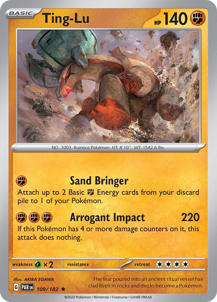 Image for Ting-Lu (SV04: Paradox Rift) (109/182) - Pokemon