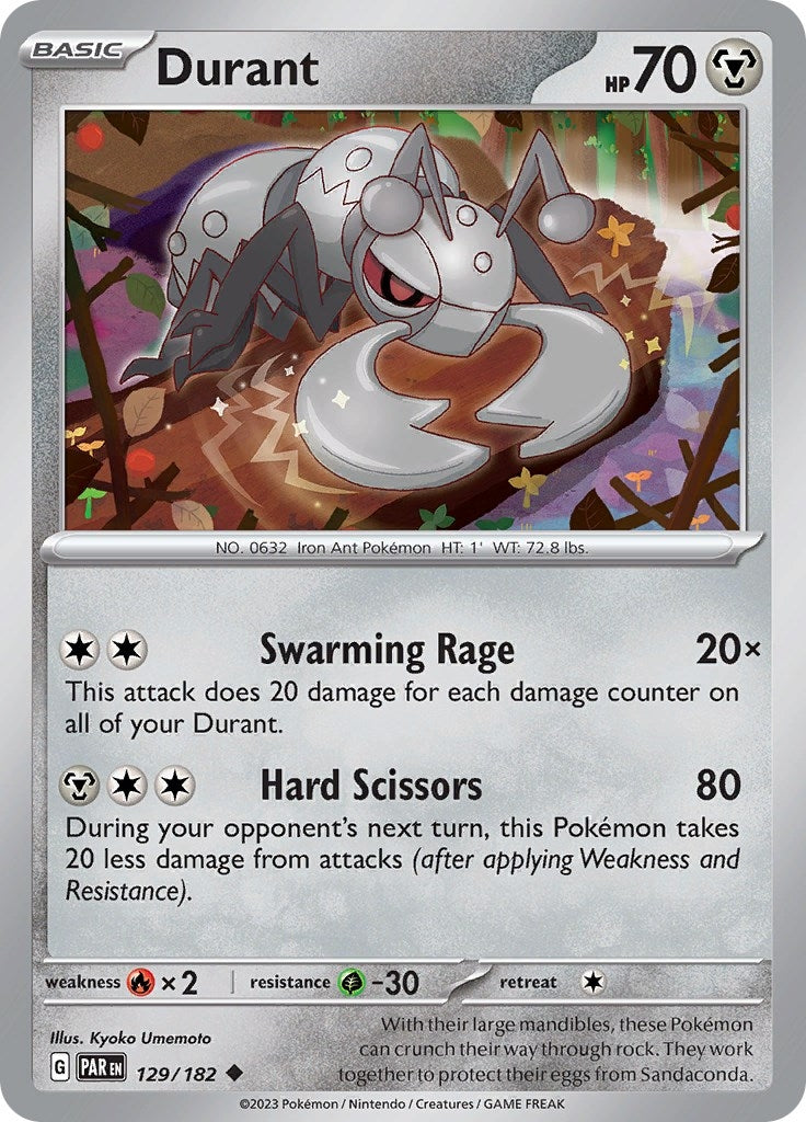 Image for Durant (SV04: Paradox Rift) (129/182) - Pokemon