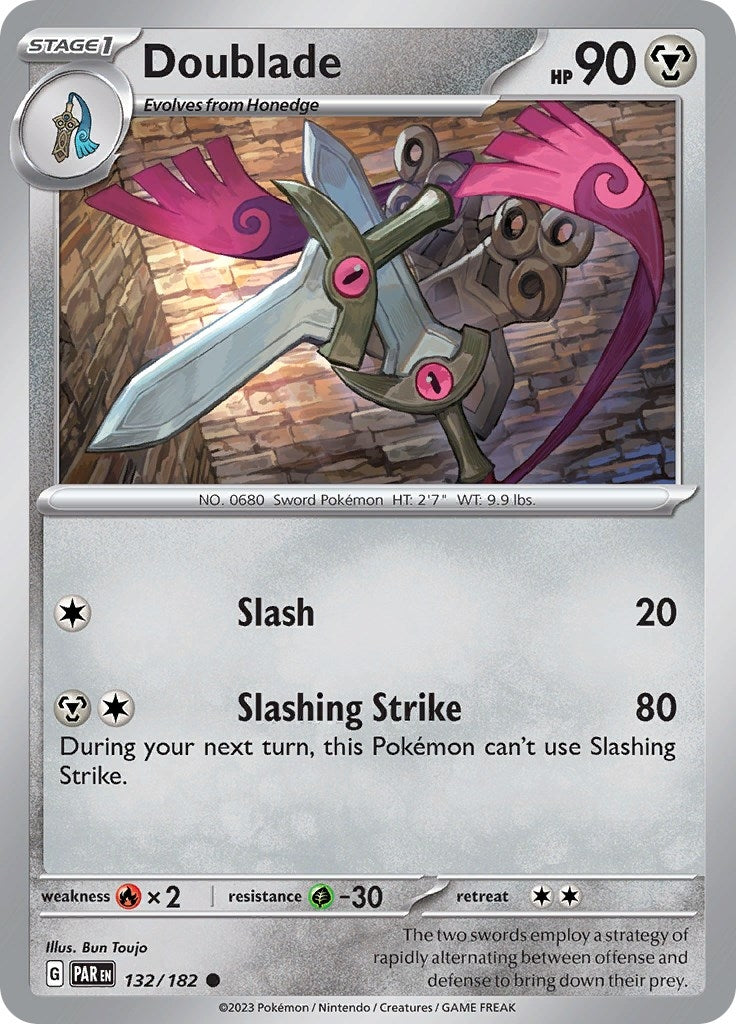 Image for Doublade (SV04: Paradox Rift) (132/182) - Pokemon