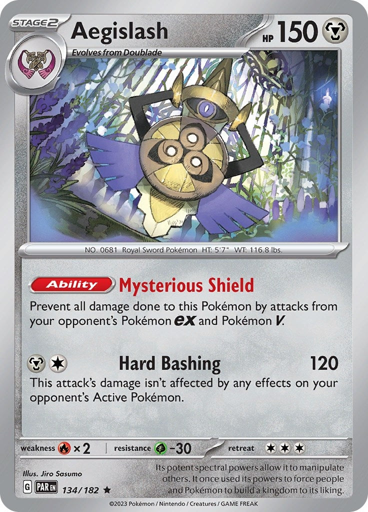 Image for Aegislash (SV04: Paradox Rift) (134/182) - Pokemon