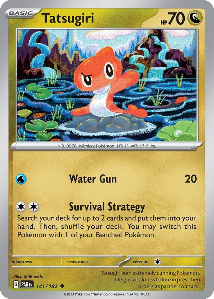 Image for Tatsugiri (SV04: Paradox Rift) (141/182) - Pokemon
