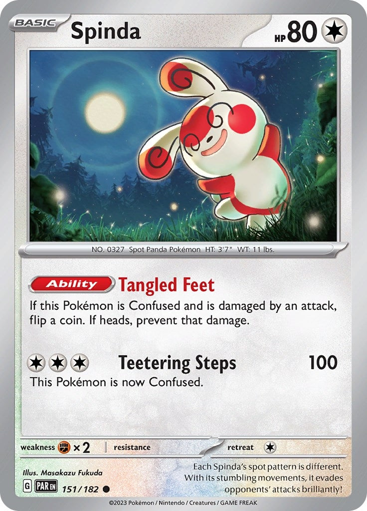 Image for Spinda (SV04: Paradox Rift) (151/182) - Pokemon