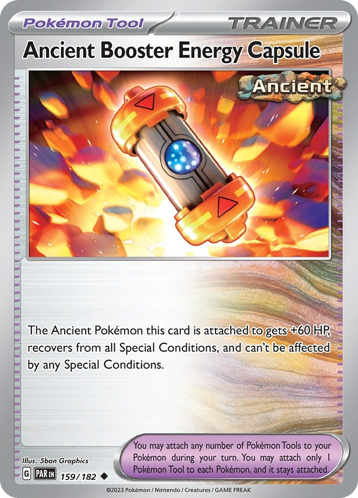 Image for Ancient Booster Energy Capsule (SV04: Paradox Rift) (159/182) - Pokemon