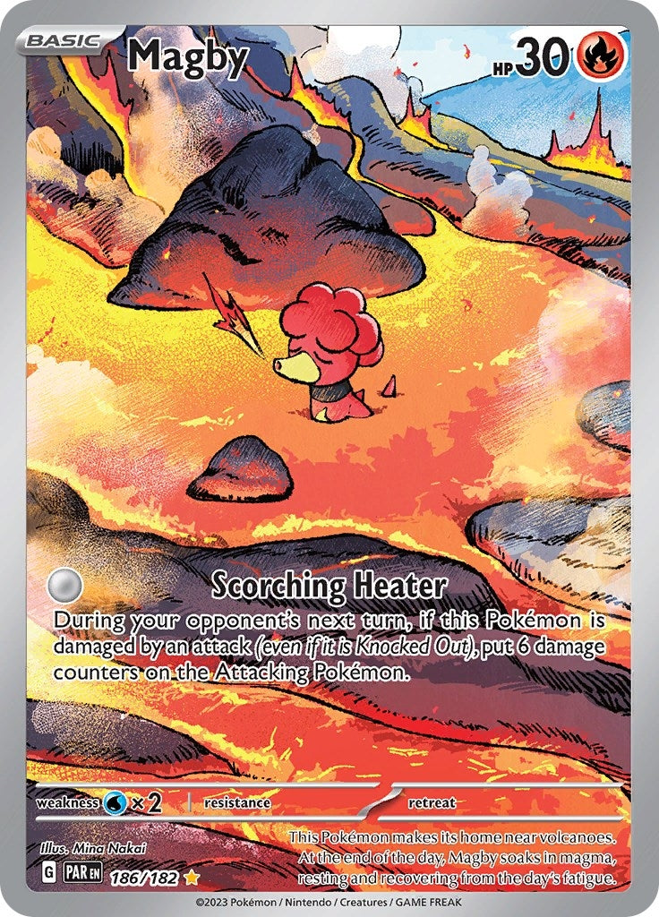 Image for Magby (SV04: Paradox Rift) (186/182) - Pokemon