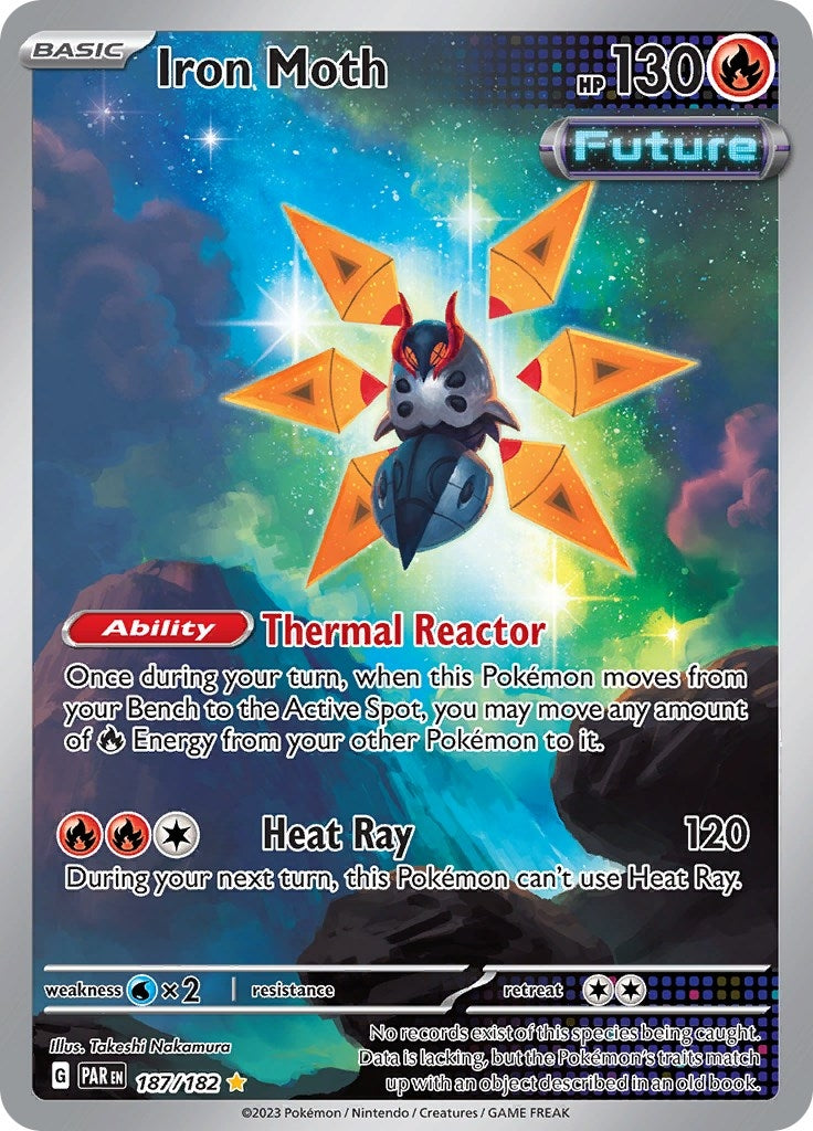 Image for Iron Moth (SV04: Paradox Rift) (187/182) - Pokemon