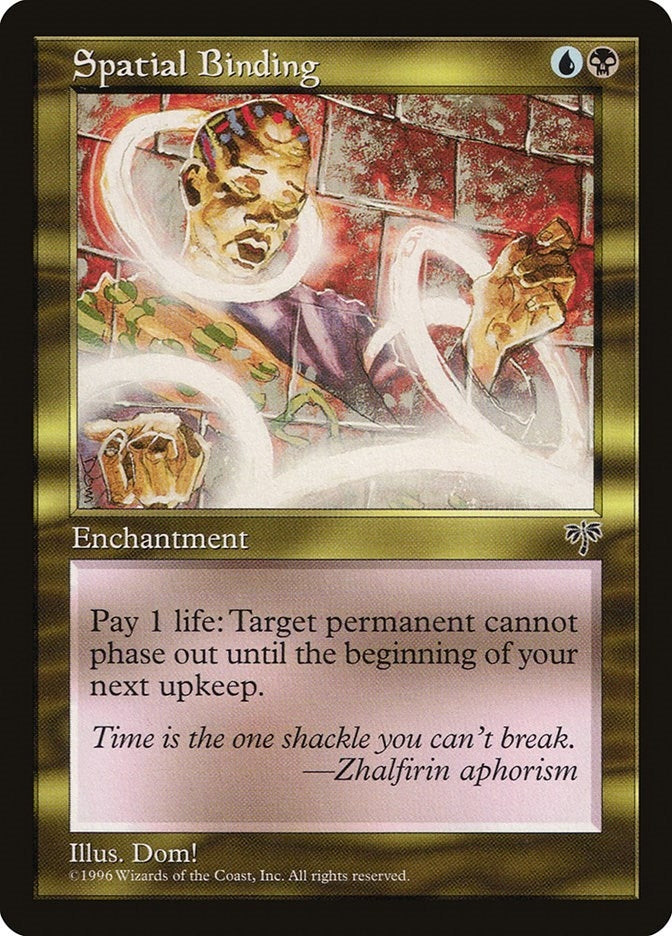 Image for Spatial Binding (Mirage) - Magic: The Gathering