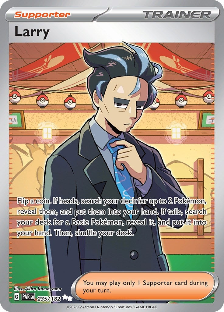 Image for Larry (SV04: Paradox Rift) (235/182) - Pokemon