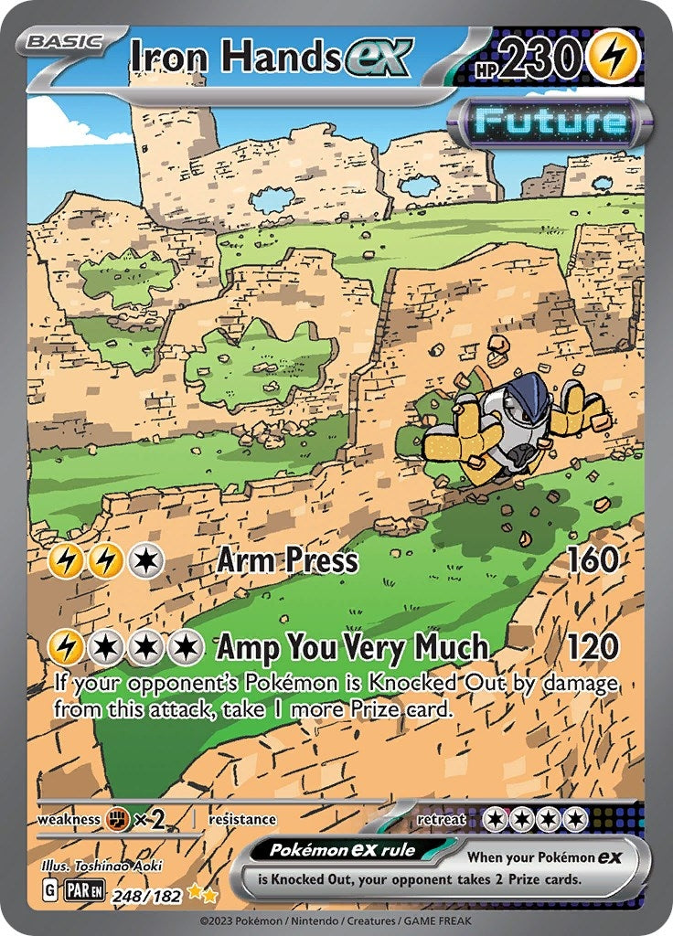 Image for Iron Hands ex (SV04: Paradox Rift) (248/182) - Pokemon