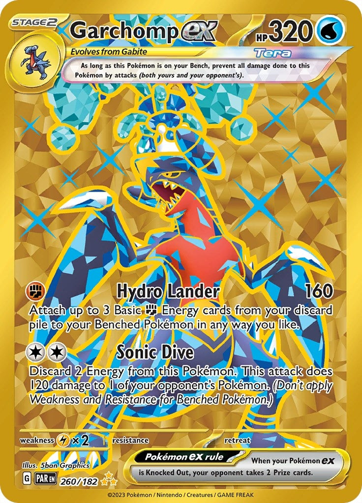 Image for Garchomp ex (SV04: Paradox Rift) (260/182) - Pokemon