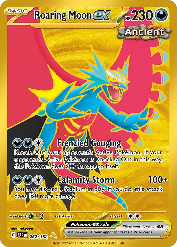 Image for Roaring Moon ex (SV04: Paradox Rift) (262/182) - Pokemon