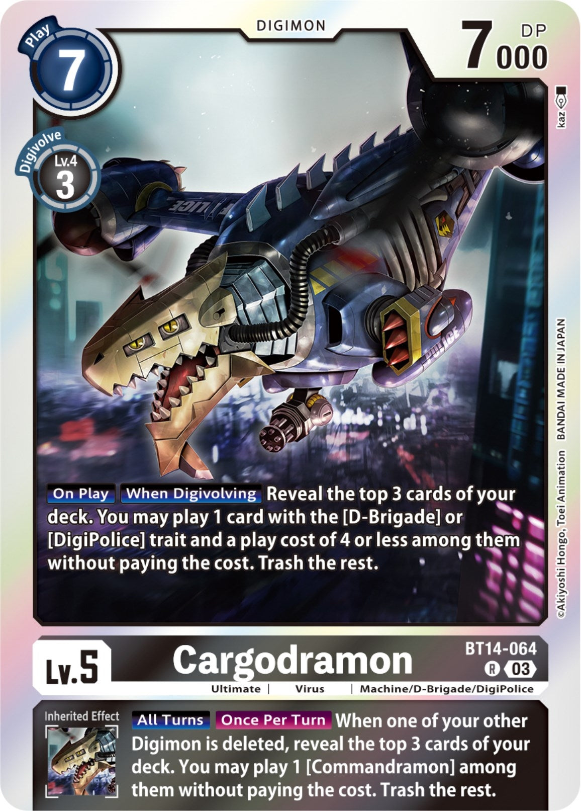 Image for Cargodramon (BT14) (14064)