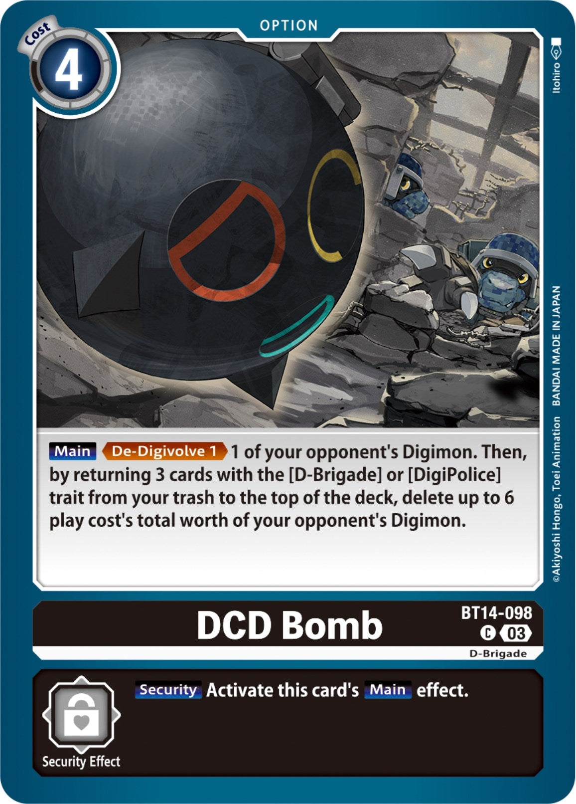 Image for DCD Bomb (BT14) (14098)