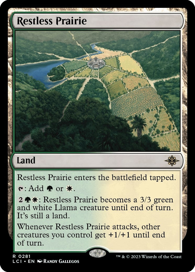 Image for Restless Prairie (The Lost Caverns of Ixalan) (281) - Magic: The Gathering