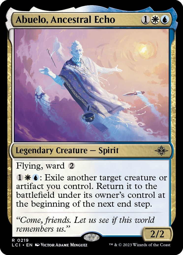 Image for Abuelo, Ancestral Echo (The Lost Caverns of Ixalan) (219) - Magic: The Gathering