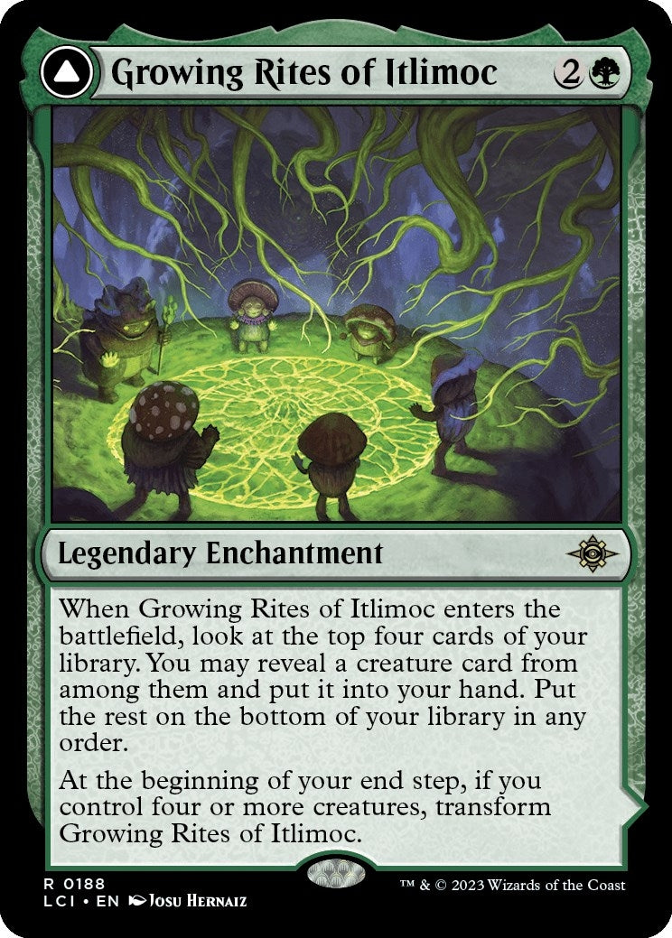 Image for Growing Rites of Itlimoc (The Lost Caverns of Ixalan) (188) - Magic: The Gathering