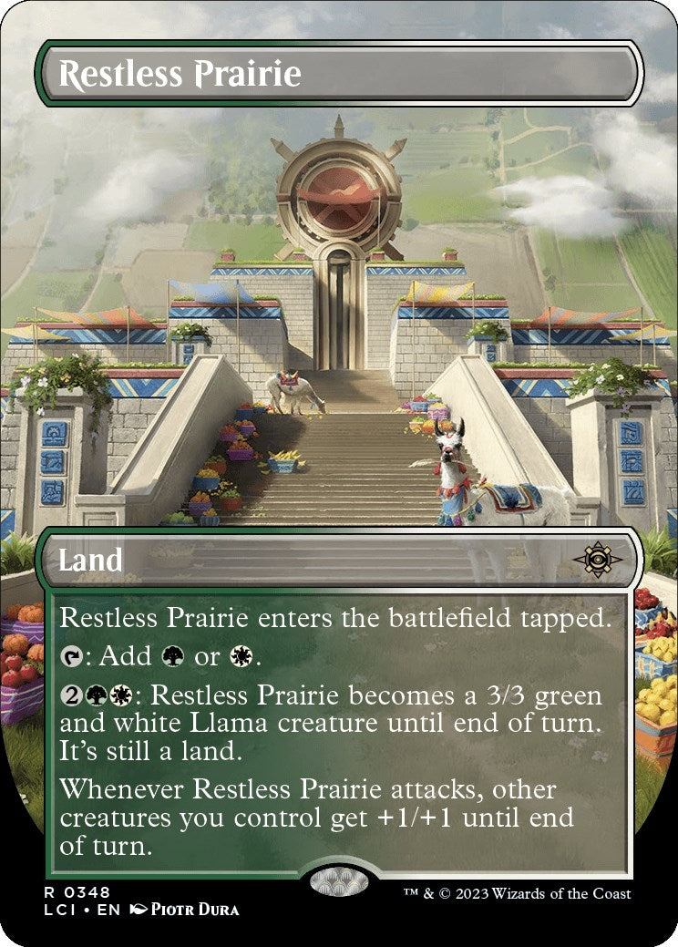 Image for Restless Prairie (Borderless) (The Lost Caverns of Ixalan) (348) - Magic: The Gathering