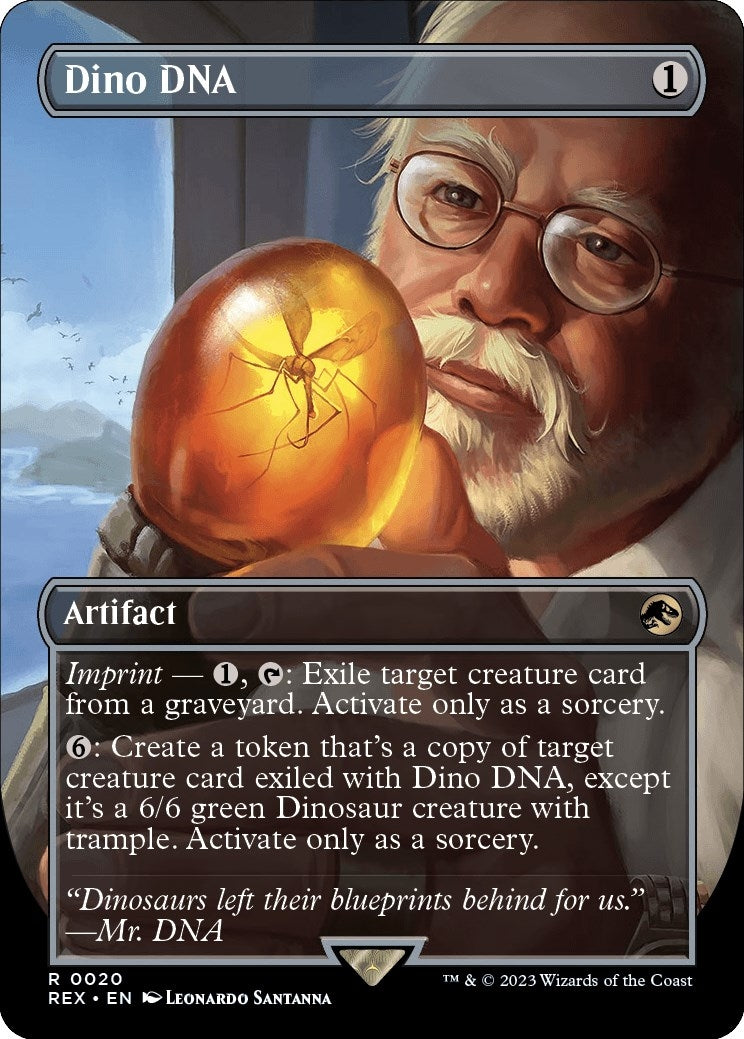 Image for Dino DNA (Borderless) (Universes Beyond: Jurassic World Collection) (20) - Magic: The Gathering