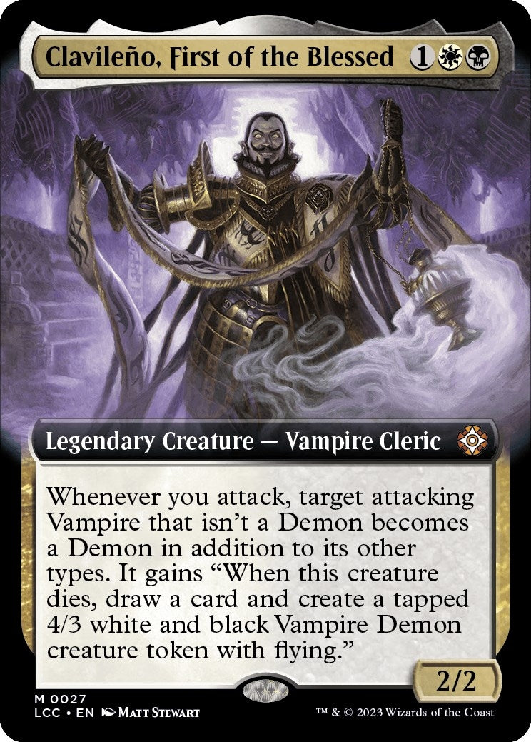 Image for Clavileno, First of the Blessed (Extended Art) (Commander: The Lost Caverns of Ixalan) (27) - Magic: The Gathering