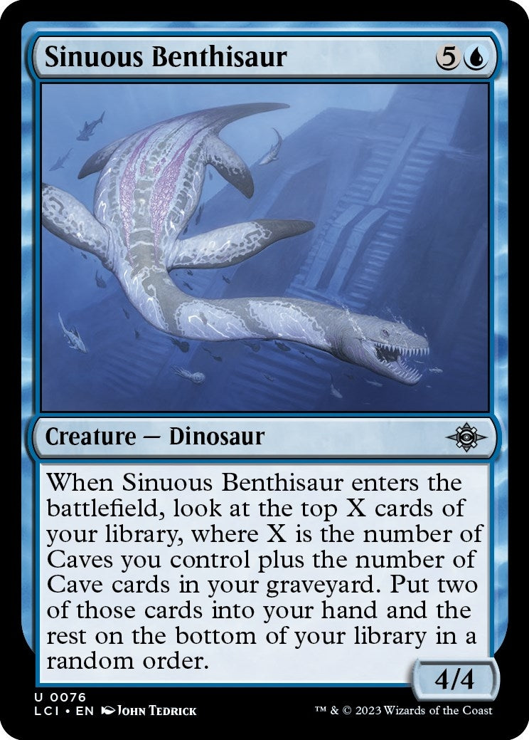 Image for Sinuous Benthisaur (The Lost Caverns of Ixalan) (76) - Magic: The Gathering